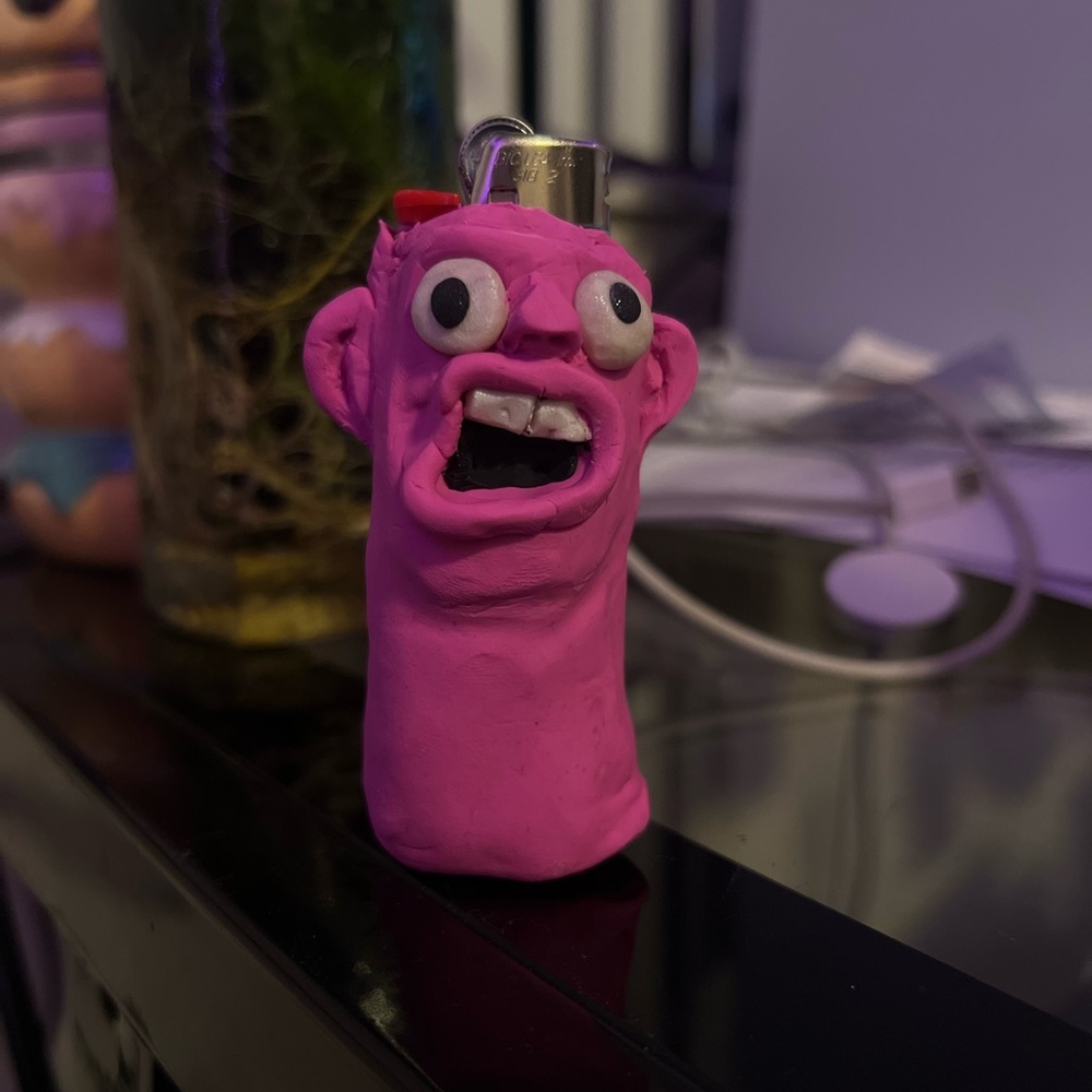 Pink Novelty Lighter Cover